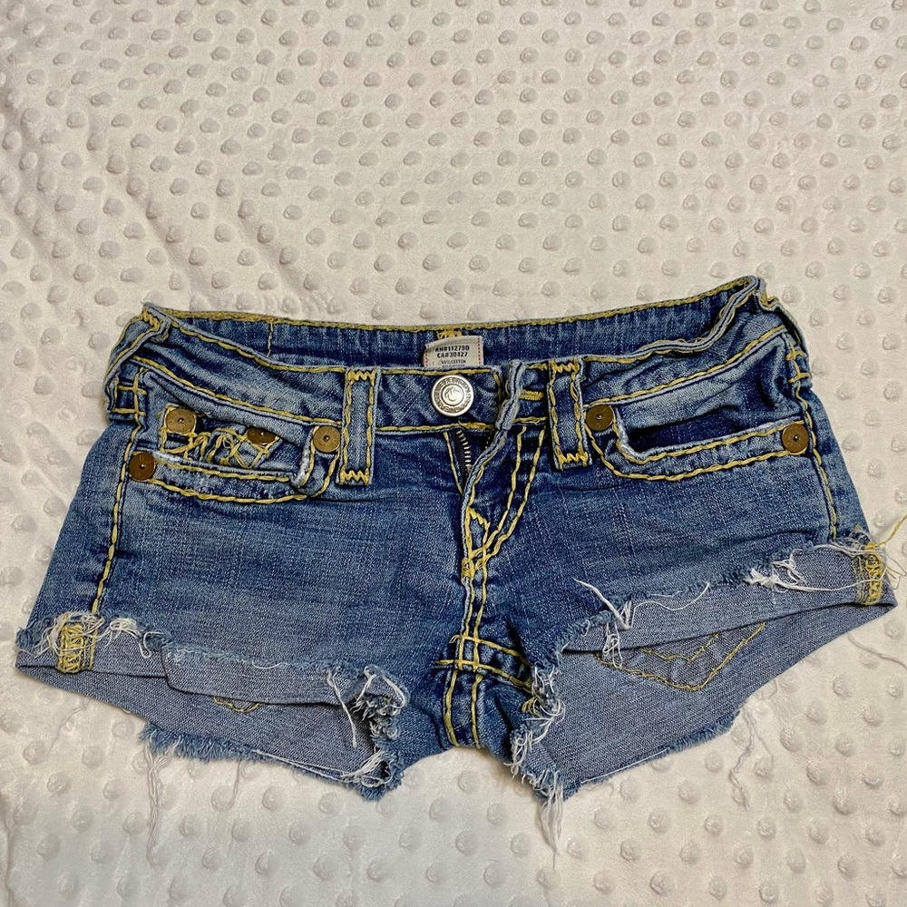 True Religion Jean Shorts Size 26